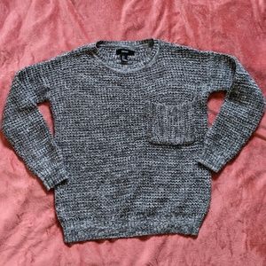 Forever 21 Grey Crewneck Knit Sweater